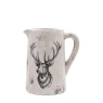 Stag Large Pitcher Vase - Distressed