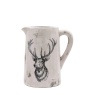 Stag Large Pitcher Vase - Distressed