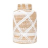 Tarka Reactive Jar - Brown/White