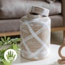 Tarka Reactive Jar - Brown/White