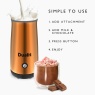 Dualit 84142 Hot Chocolate Maker & Milk Frother- Copper