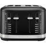KitchenAid 5KMT4109BBM Manual Control 4 Slice Toaster - Matte Black