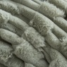 Bianca Carved Faux Fur Throw 150x200cm - Sage