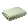 Bianca Quilted Lines Bedspread 220 X 230cm - Sage