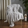 Catherine Lansfield Cuddly Large Family Throw - Silver