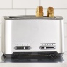 Sage Sage BTA845 The Smart Toast 4 Slice Toaster - Brushed Aluminium