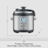 Sage Sage BPR700 The Fast Slow Pro Pressure Cooker 6L - Stainless Steel