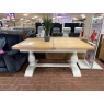 Kettle Clevedon 160cm/210cm Extending Dining Table - White/Oak