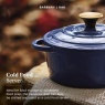 Barbary & Oak Cast Iron 20cm Casserole Blue