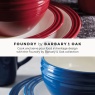 Barbary & Oak Foundry 16 Piece Dinnerware Set Red