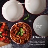 Barbary & Oak Foundry 4 Piece Pasta Bowl Set Red