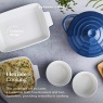 Barbary & Oak 5 Piece Ceramic Ovenware Set - Blue