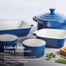 Barbary & Oak 5 Piece Ceramic Ovenware Set - Blue