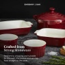 Barbary & Oak 5 Piece Ceramic Ovenware Set Red