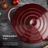 Barbary & Oak 5 Piece Ceramic Ovenware Set Red
