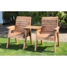 Charles Taylor Charles Taylor Straight Twin Companion Set with Cushions