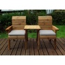 Charles Taylor Charles Taylor Straight Twin Companion Set with Cushions