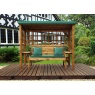 Charles Taylor Charles Taylor Wentworth 3 Seater Arbour with Cushions & Roof Cover