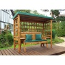 Charles Taylor Charles Taylor Wentworth 3 Seater Arbour with Cushions & Roof Cover