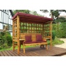 Charles Taylor Charles Taylor Wentworth 3 Seater Arbour with Cushions & Roof Cover