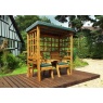 Charles Taylor Charles Taylor Henley Twin Seat Arbour with Cushions & Roof Cover