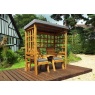 Charles Taylor Charles Taylor Henley Twin Seat Arbour with Cushions & Roof Cover