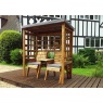 Charles Taylor Charles Taylor Henley Twin Seat Arbour with Cushions & Roof Cover