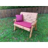 Charles Taylor Charles Taylor Traditional 2 Seater Bench with Cushion & Cover