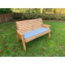 Charles Taylor Charles Taylor 3 Seater Winchester Bench With Cushion & Cover