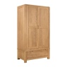 Zurich Gents Combination Oak Wardrobe