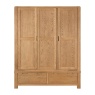 Zurich Triple Combination Oak Wardrobe