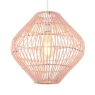 BHS BHS Bamboo Bobbin Easy Fit Light Shade 32.5cm - Pink Matt