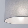 BHS Mira Easy Fit Linen Light Shade 25cm - Grey