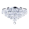 BHS Elsa 40cm Flush Ceiling Light - Chrome