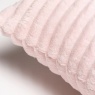 BHS Ribbon Velour Cushion 45cm - Blush
