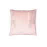 BHS Ribbon Velour Cushion 45cm - Blush