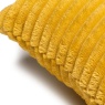 BHS Ribbon Velour Cushion 45cm - Ochre
