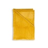 BHS Ribbon Velour Throw 127x152cm - Ochre