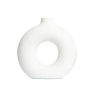 BHS Holey Ceramic Vase - White