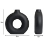 BHS BHS Holey Ceramic Vase - Black
