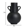 BHS Ceramic Jug Vase - Black