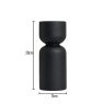 BHS Shaped Ceramic Vase - Black