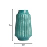 BHS Grooved Ceramic Vase - Green