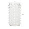 BHS Medium Bobble Glass Vase - Clear
