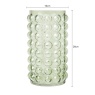 BHS Medium Bobble Glass Vase - Green