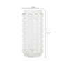 BHS Small Bobble Glass Vase - Clear
