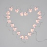 BHS BHS Glow LED Love Heart String Lights - Pink