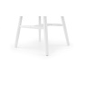 alassio spindle back chair white leg detail