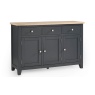 Julian Bowen Julian Bowen Bordeaux Sideboard - Dark Grey