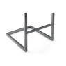 brooklyn bar stool charcoal grey leg detail